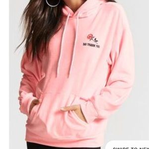 No thank you(embroidered) hoodie